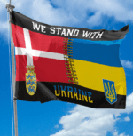 Прапор України - Данії Stand With Ukraine CUA-92 - Зображення 3