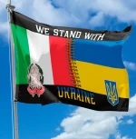 Прапор України - Італії Stand With Ukraine CUA-43