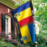 Прапор України - Румунії Stand With Ukraine CUA-46
