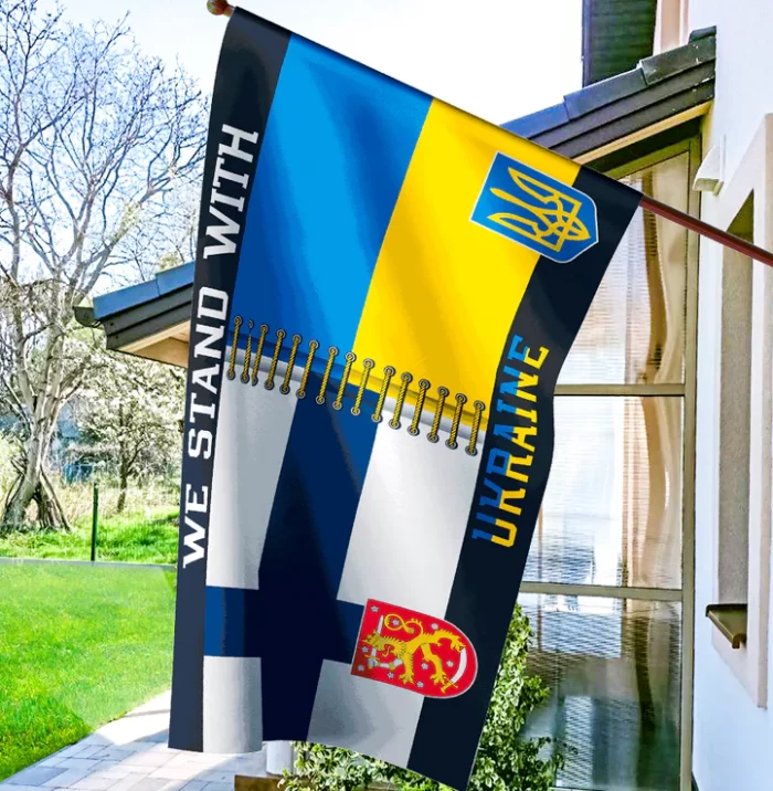 Прапор України - Фінляндії Stand With Ukraine CUA-53 - Зображення 3