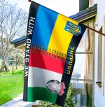 Прапор України - Італії Stand With Ukraine CUA-43 - Зображення 3