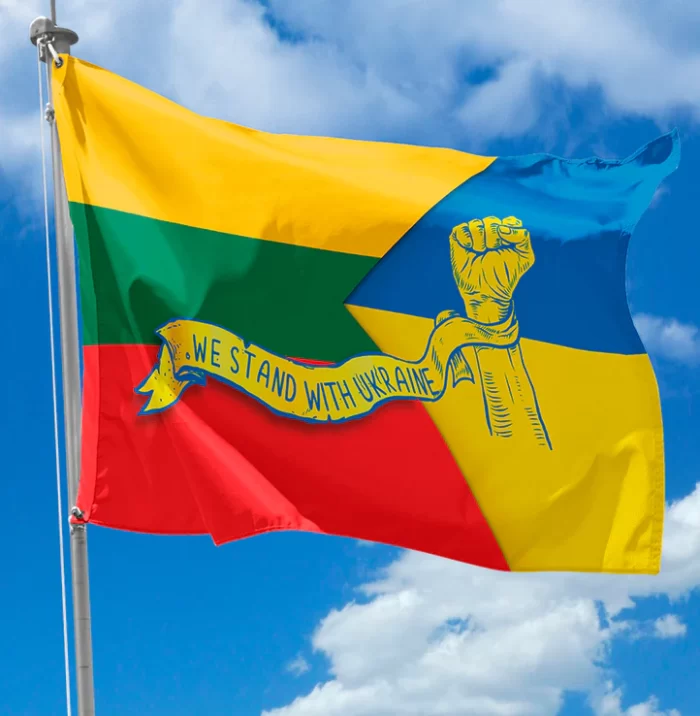 Прапор України - Литви Stand With Ukraine CUA-67 - Зображення 3