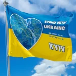 Прапор України - Київ Stand With Ukraine CUA-11
