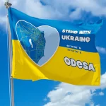 Прапор України - Одеса Stand With Ukraine CUA-12