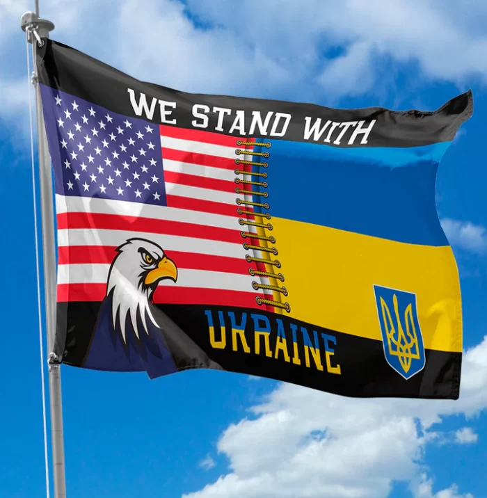 Прапор України - США Stand With Ukraine CUS-1 - Зображення 2