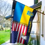 Прапор України - США Stand With Ukraine CUS-1