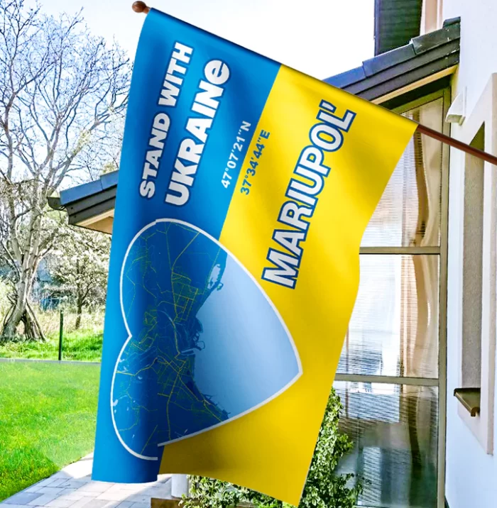 Прапор України - Маріуполь Stand With Ukraine CUA-19 - Зображення 2