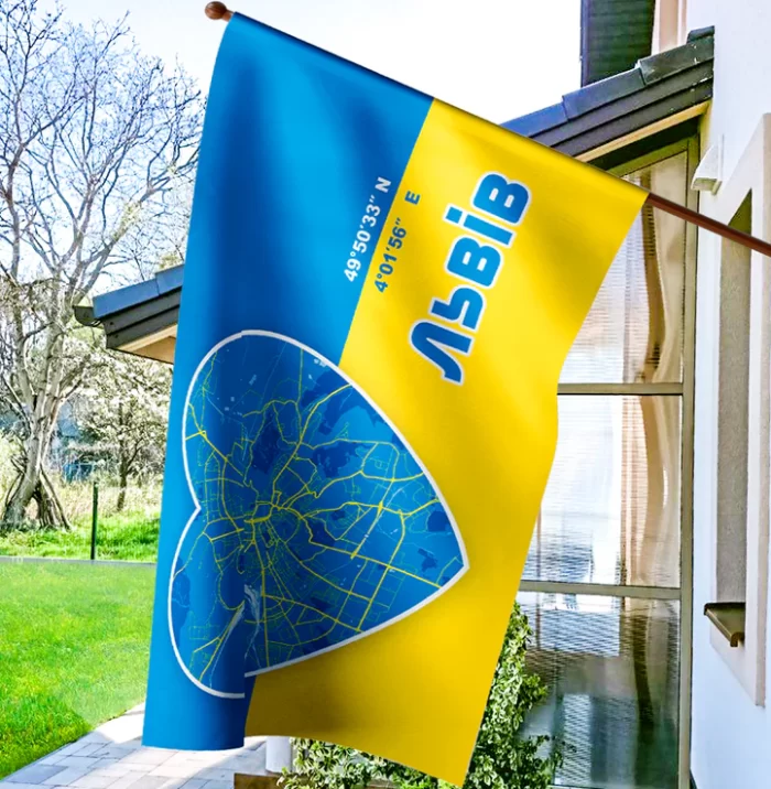 Прапор України - Львів Stand With Ukraine CUA-21 - Зображення 2