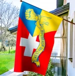 Прапор України - Швейцарії Stand With Ukraine CSW-1 - Зображення 2