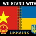 Прапор України - В'єтнаму Stand With Ukraine CUA-336